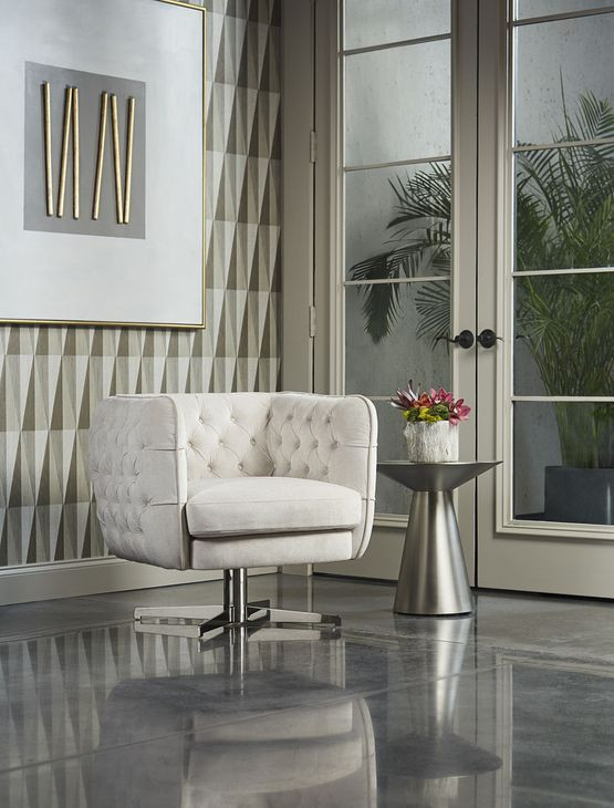 Carmel Silver Side Table