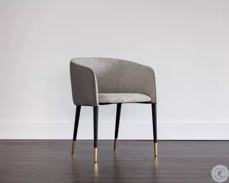 Asher Grey Dining Arm Chair