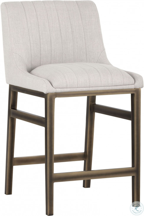 Ellsworth Rustic Bronze Counter Height Stool