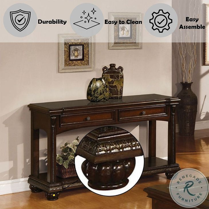 Anondale Cherry Sofa Table