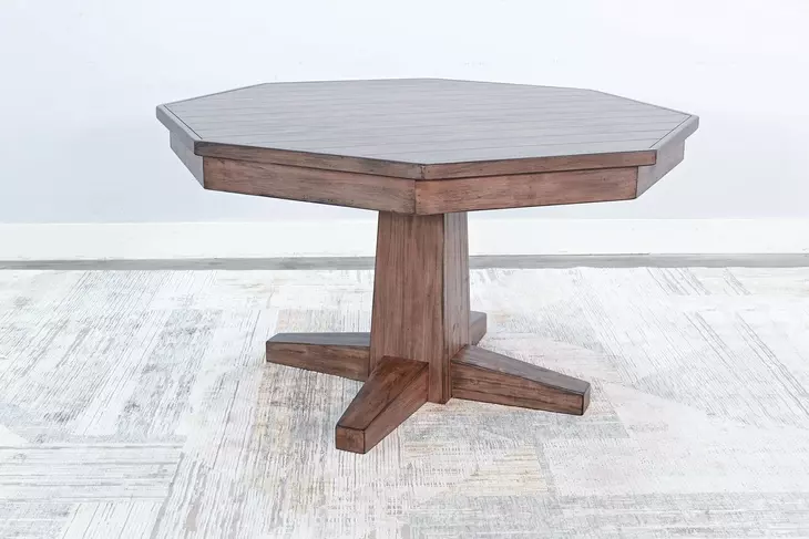 Velden Hollow Natural 53" Reversible Game and Dining Poker Table
