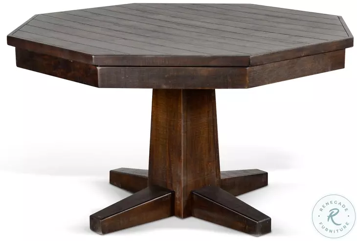 Havenstead Dark Brown 53" Reversible Game and Dining Poker Table
