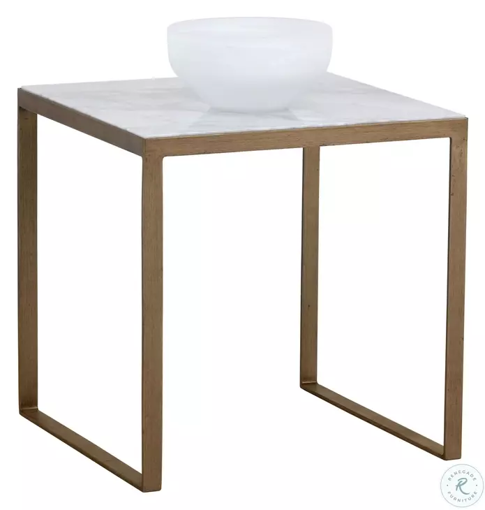 Malden White 40" Occasional Table Set