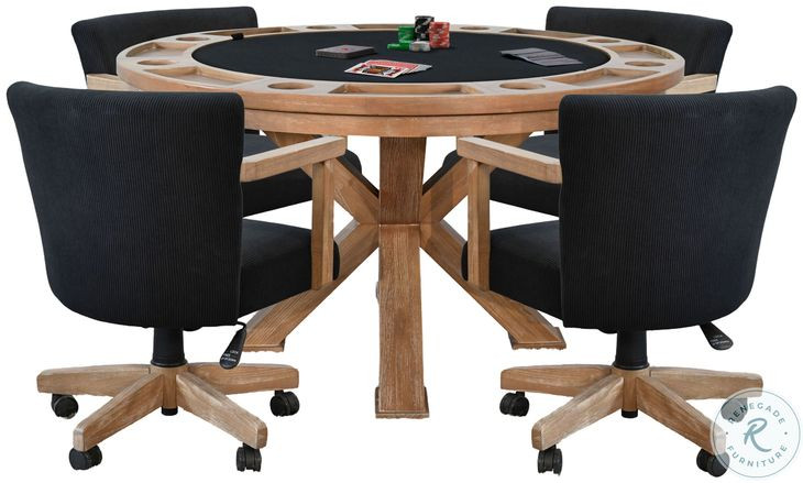 Hearthwood Haven Natural Jack Gaming Table Set