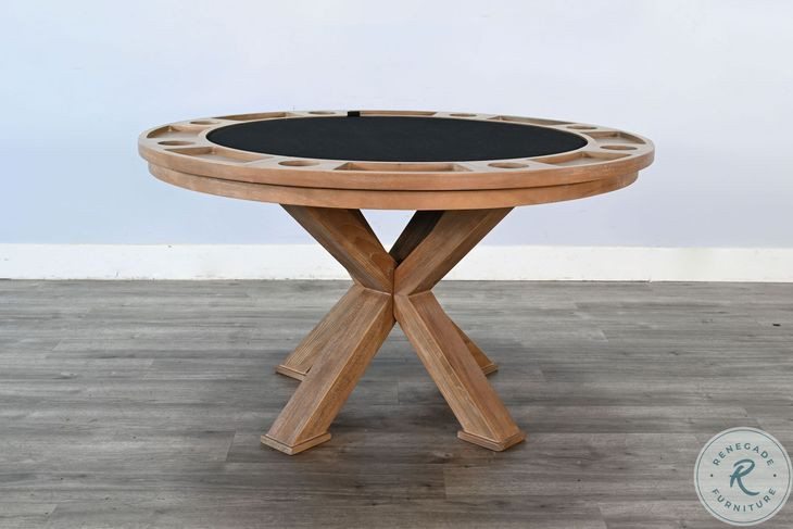 Hearthwood Haven Natural 53" Poker Table