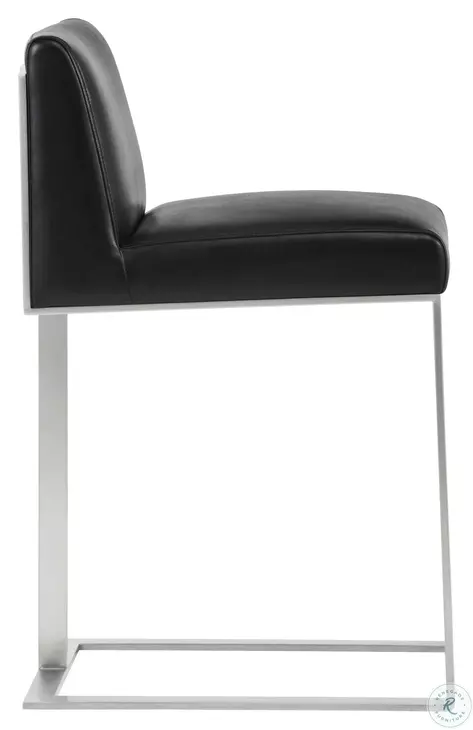Cantina Dean Black Counter Height Stool