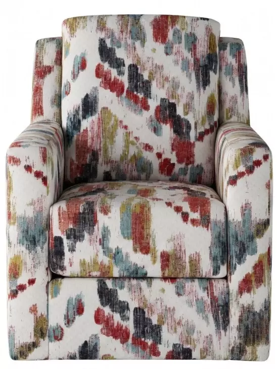 Diva Fiesta Upholstered Swivel Glider Accent Chair