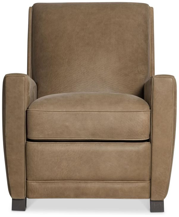 Bastille Tan Leather Recliner