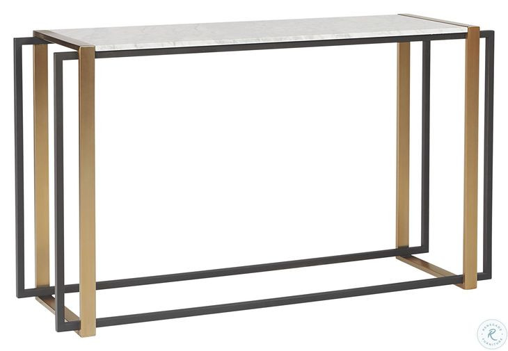 Garnet White Console Table