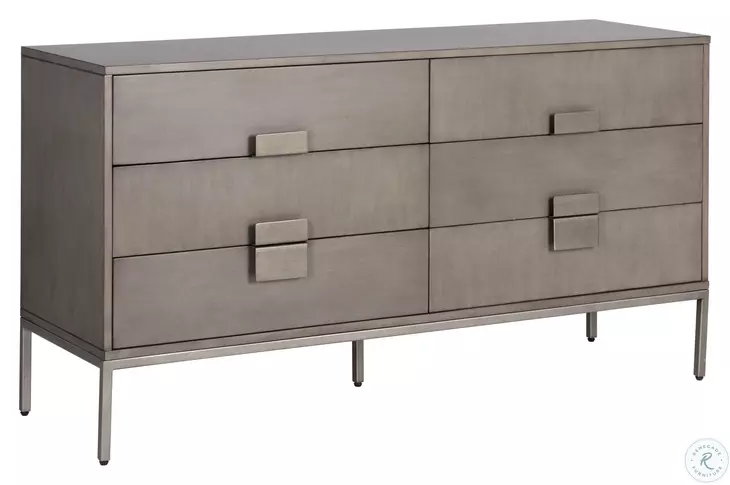 Jade Ash Grey Dresser