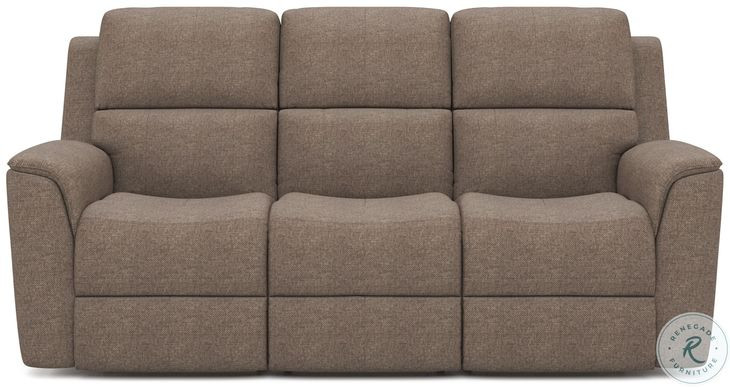 Henry Brown Power Reclining Sofa with Power Headrest and Lumbar