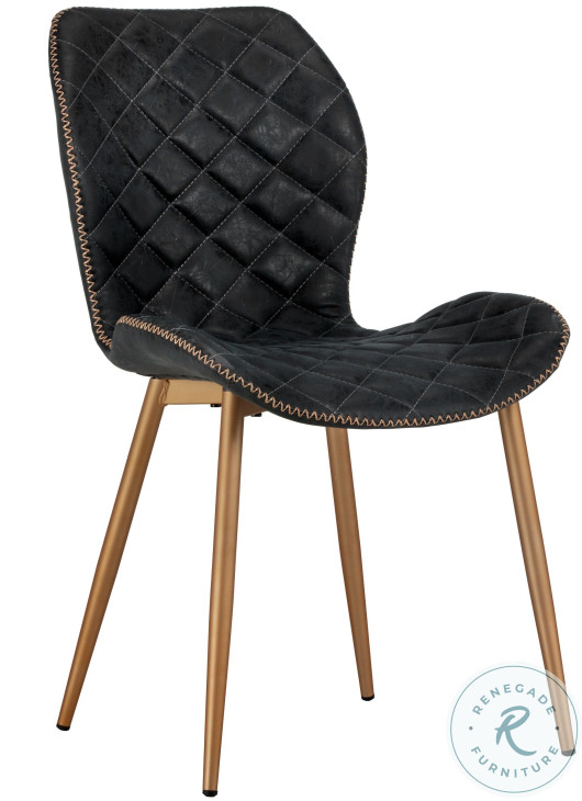 Lyla Antique Black Dining Chair Set Of 2