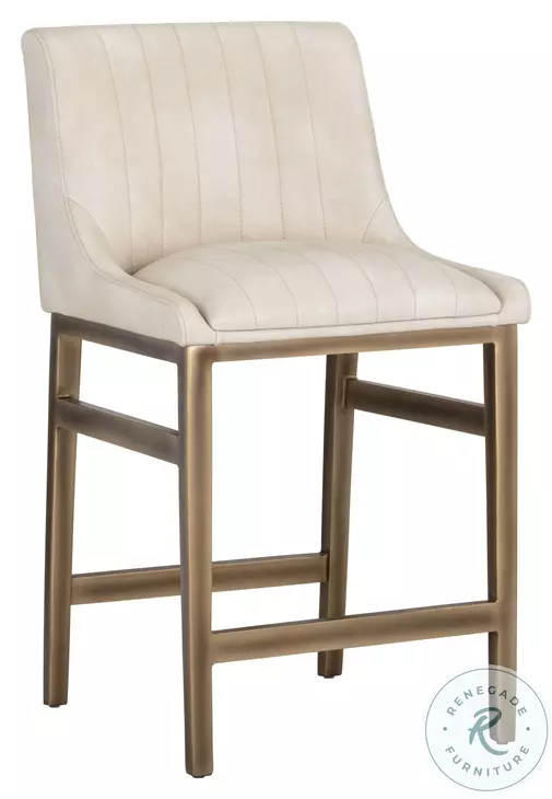 Halden Bravo Cream Counter Height Stool