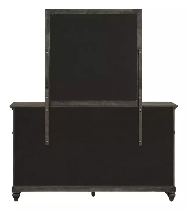 Twin Lakes Gray Sleigh Storage Bedroom Set