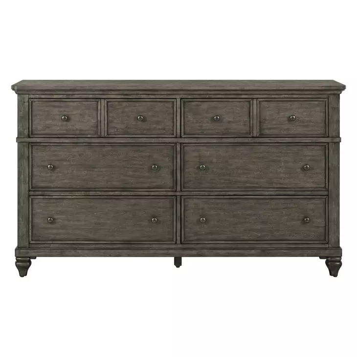 Twin Lakes Gray 6 Drawer Dresser