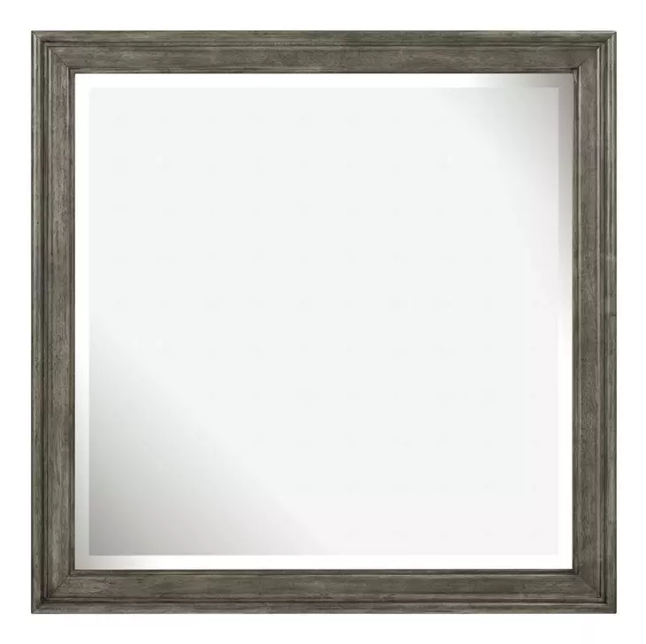 Twin Lakes Gray Square Dresser Mirror