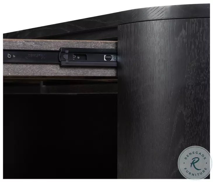 Pilar Ebony Oak Veneer 60" Drawer Desk