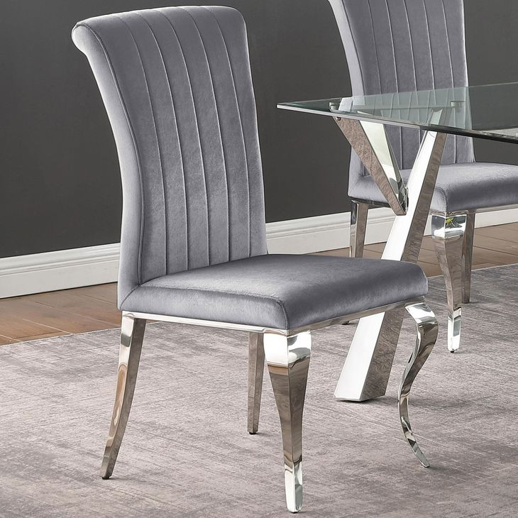 Carone Grey Side Chair Set of 4