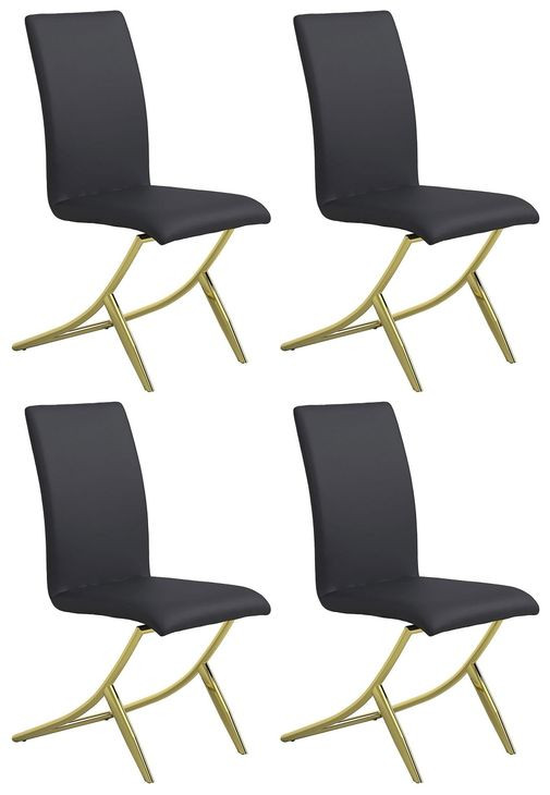 Chantar Black Dining Chair Set Of 4