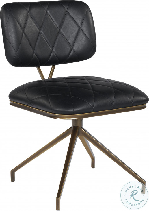 Virtu Bravo Black Swivel Chair Set Of 2