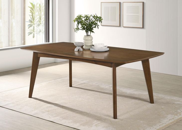 Malone Dark Walnut Rectangular Dining Table