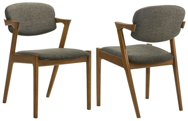 Malone Gray Dining Side Chair Set of 2