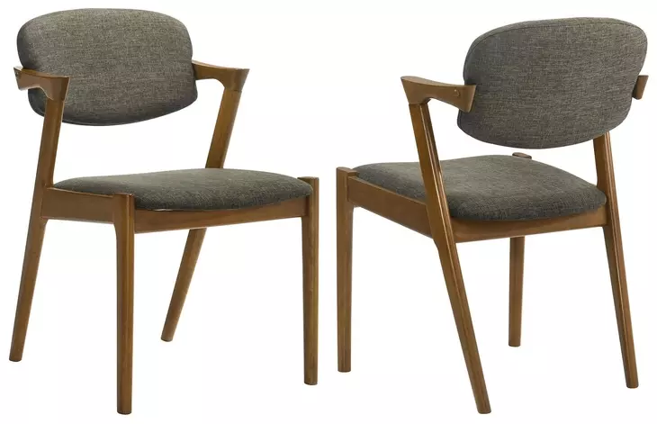 Malone Gray Dining Side Chair Set of 2