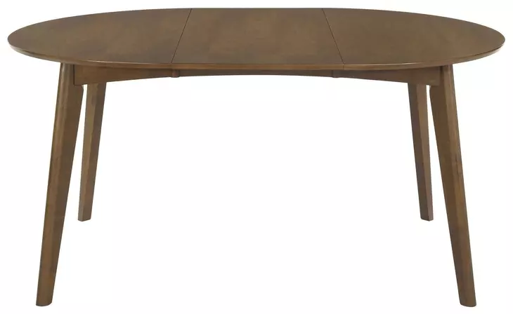 Malone Dark Walnut Extendable Round Dining Table