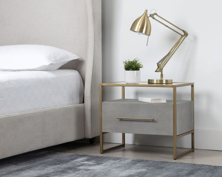 Venice Gray Nightstand