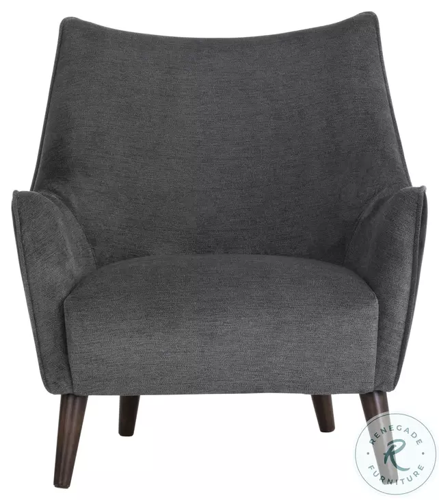 Sorrel Polo Club Kohl Grey And Abbington Black Lounge Chair