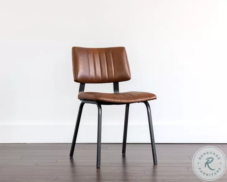 Averton Bravo Cognac Dining Chair Set Of 2