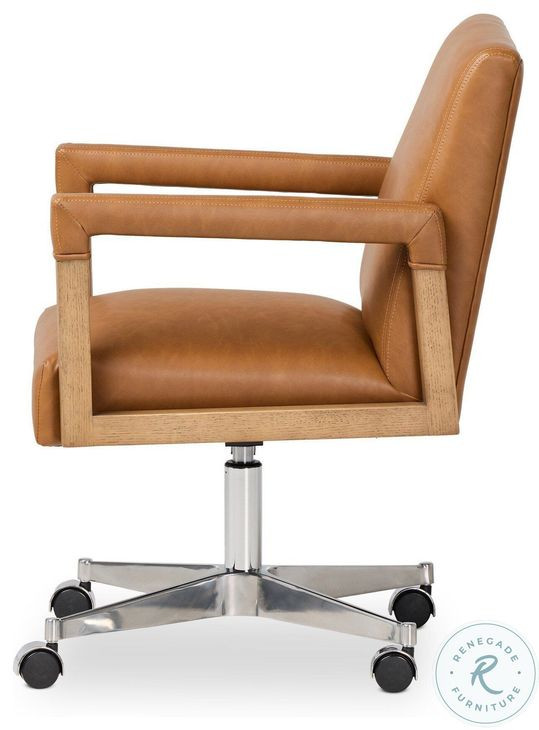 Paden Aged Black Acacia Home Office Set