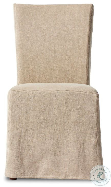 Vista Broadway Canvas Slipcovered Dining Chair Set of 2