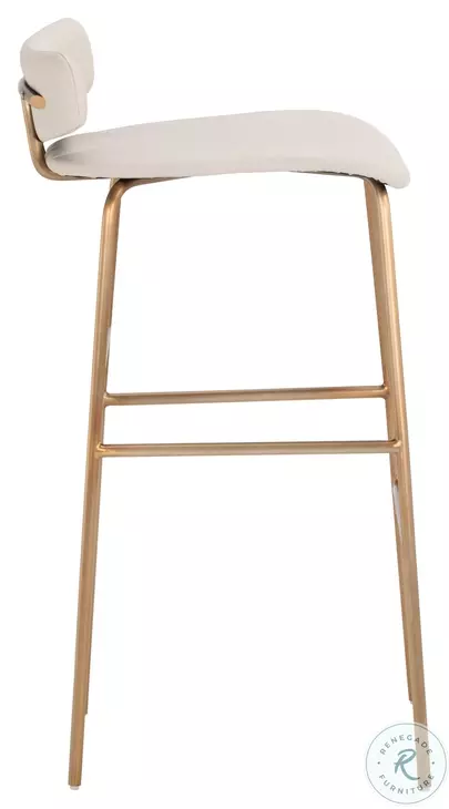 Elysia Dillon Cream Bar Stool