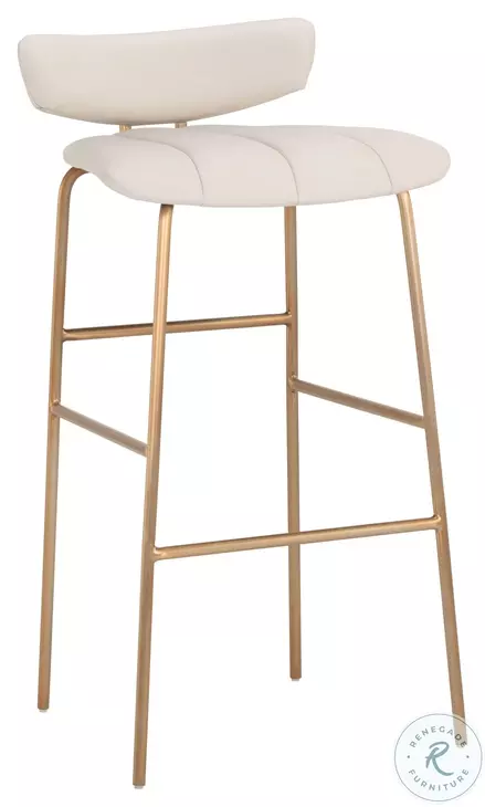 Elysia Dillon Cream Bar Stool