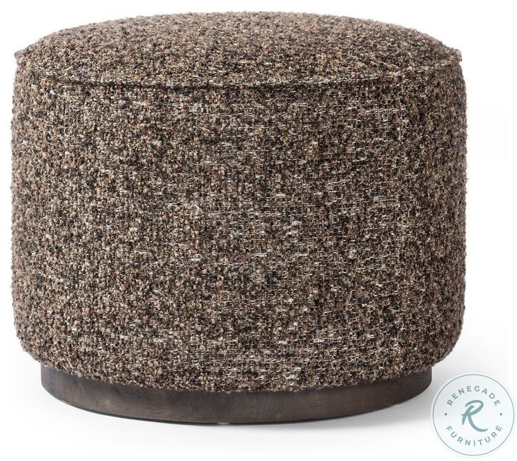 Sinclair Ivan Granite Round Ottoman