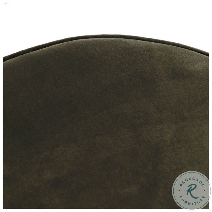 Sinclair Surrey Olive Round Ottoman
