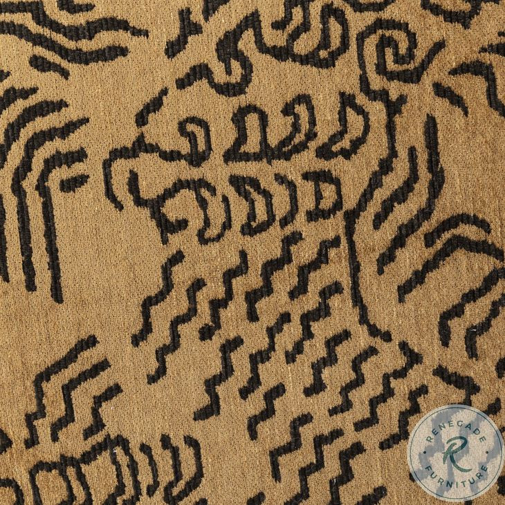 Sinclair Balkan Ochre Round Ottoman