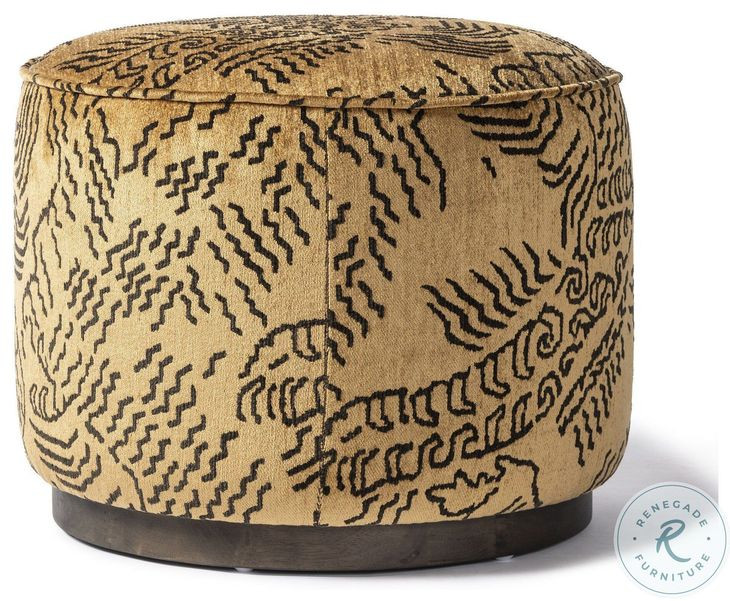 Sinclair Balkan Ochre Round Ottoman