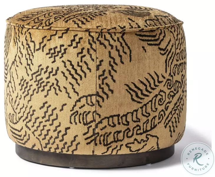 Sinclair Balkan Ochre Round Ottoman