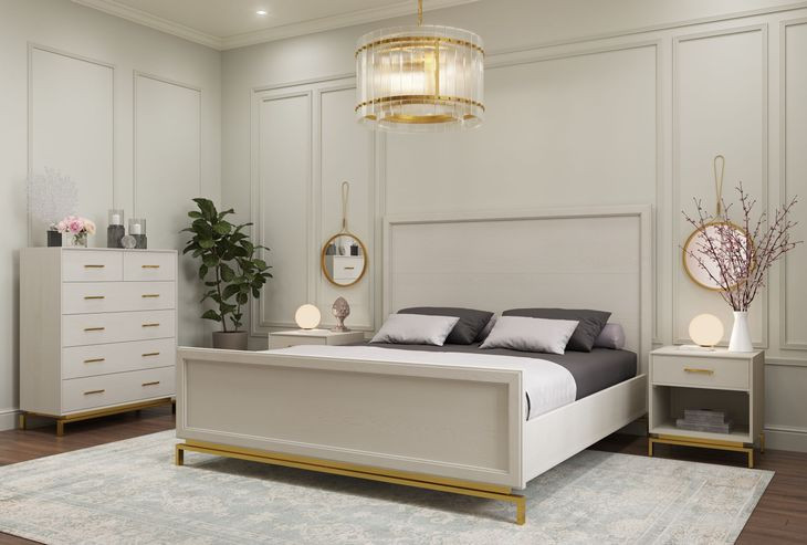 Valence Taupe Nightstand