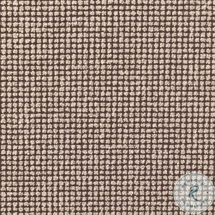 Sinclair Barrow Taupe Performance Fabric Large Round Ottoman