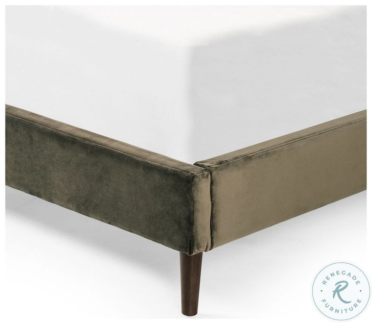 Potter Surrey Olive Queen Upholstered Bed