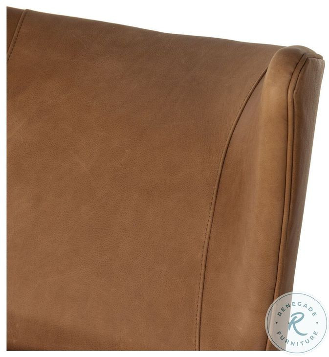 Marlow Palermo Cognac Leather Wing Chair