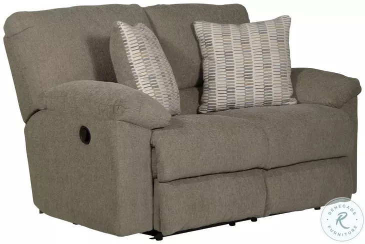 Tyler Pewter Reclining 60" Loveseat
