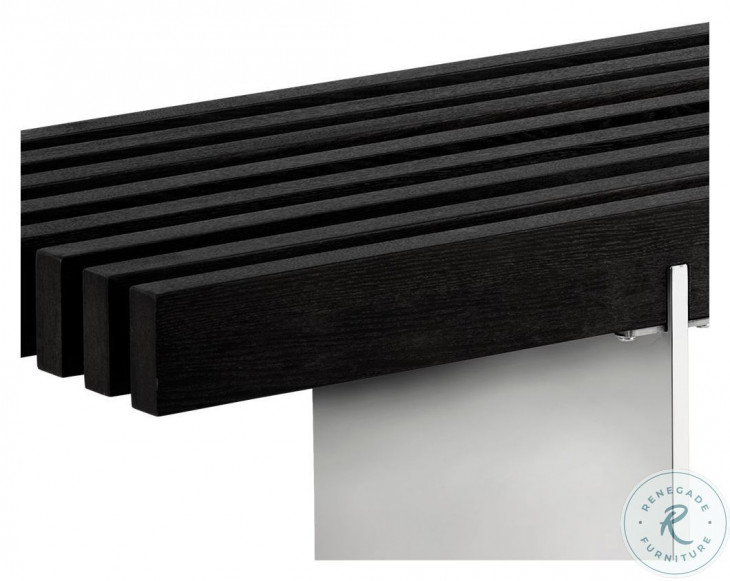 Atticus Black And Polished Bench