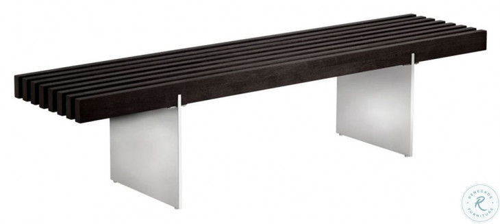 Atticus Black And Polished Bench