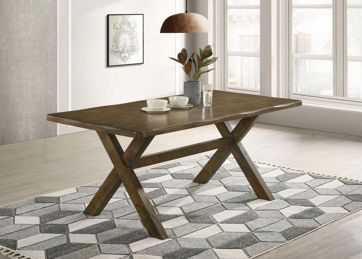 Alston Knotty Nutmeg Rectangular Dining Table