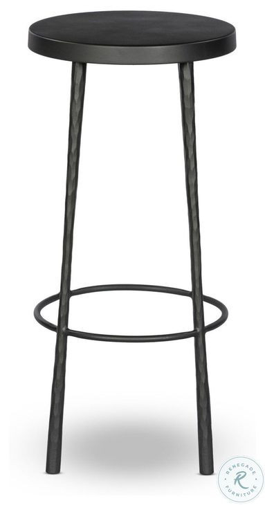 Westwood Hammered Gunmetal Bar Stool