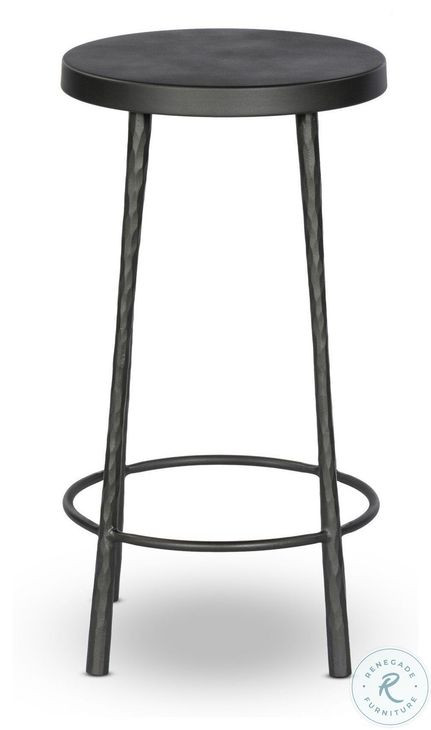 Westwood Hammered Gunmetal Counter Height Stool